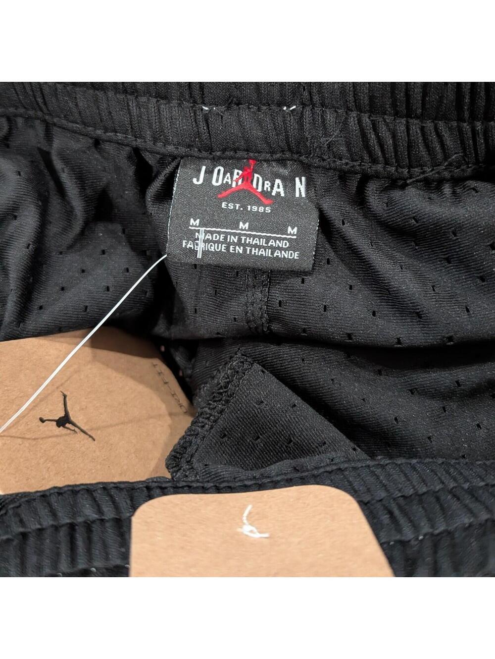 Nike Men's/Women's Jordan Sport Dri-Fit Diamond Shorts Black/White Size M - Picture 8 of 8